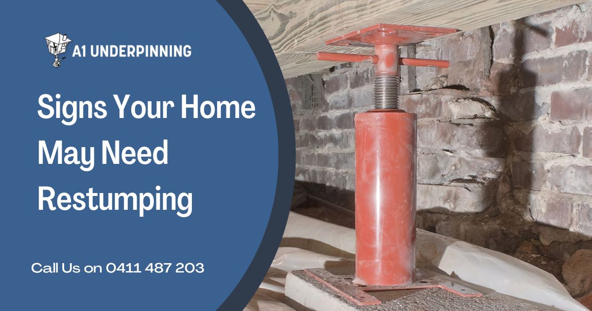 Signs Your Home May Need Restumping